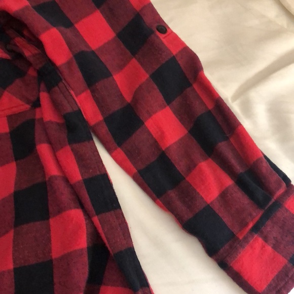 Counter Intelligence red and black checked button down shirt, size medium - Picture 4 of 4